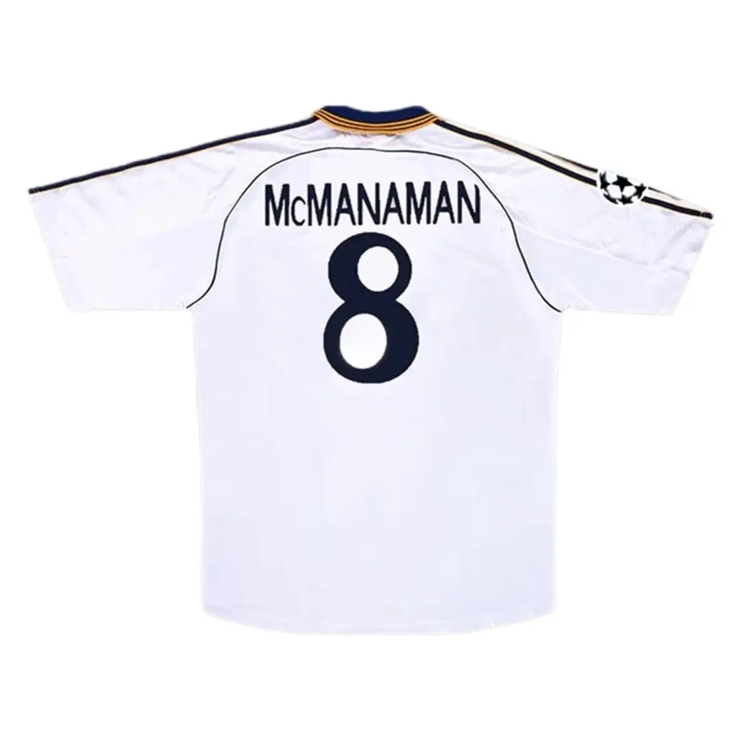 McMANAMAN #8 Real Madrid 1998/00 Maillot de football rétro domicile