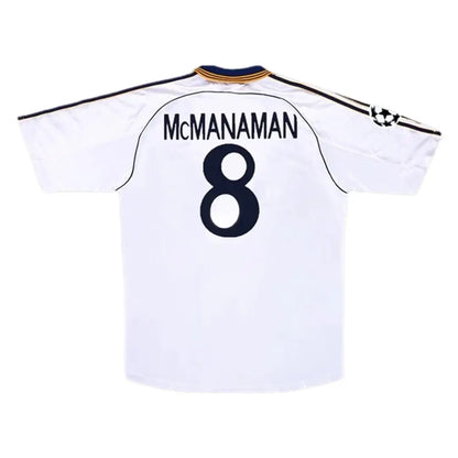 McMANAMAN #8 Real Madrid 1998/00 Maillot de football rétro domicile