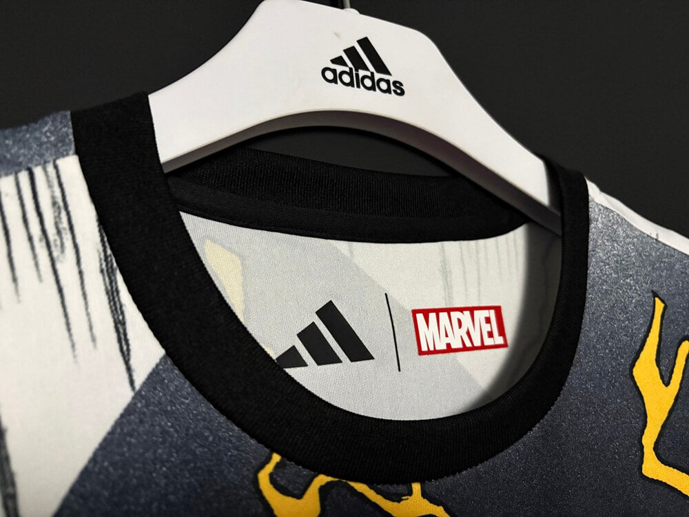 Real Madrid Marvel Warm Up Shirt 2025/26 White/Black