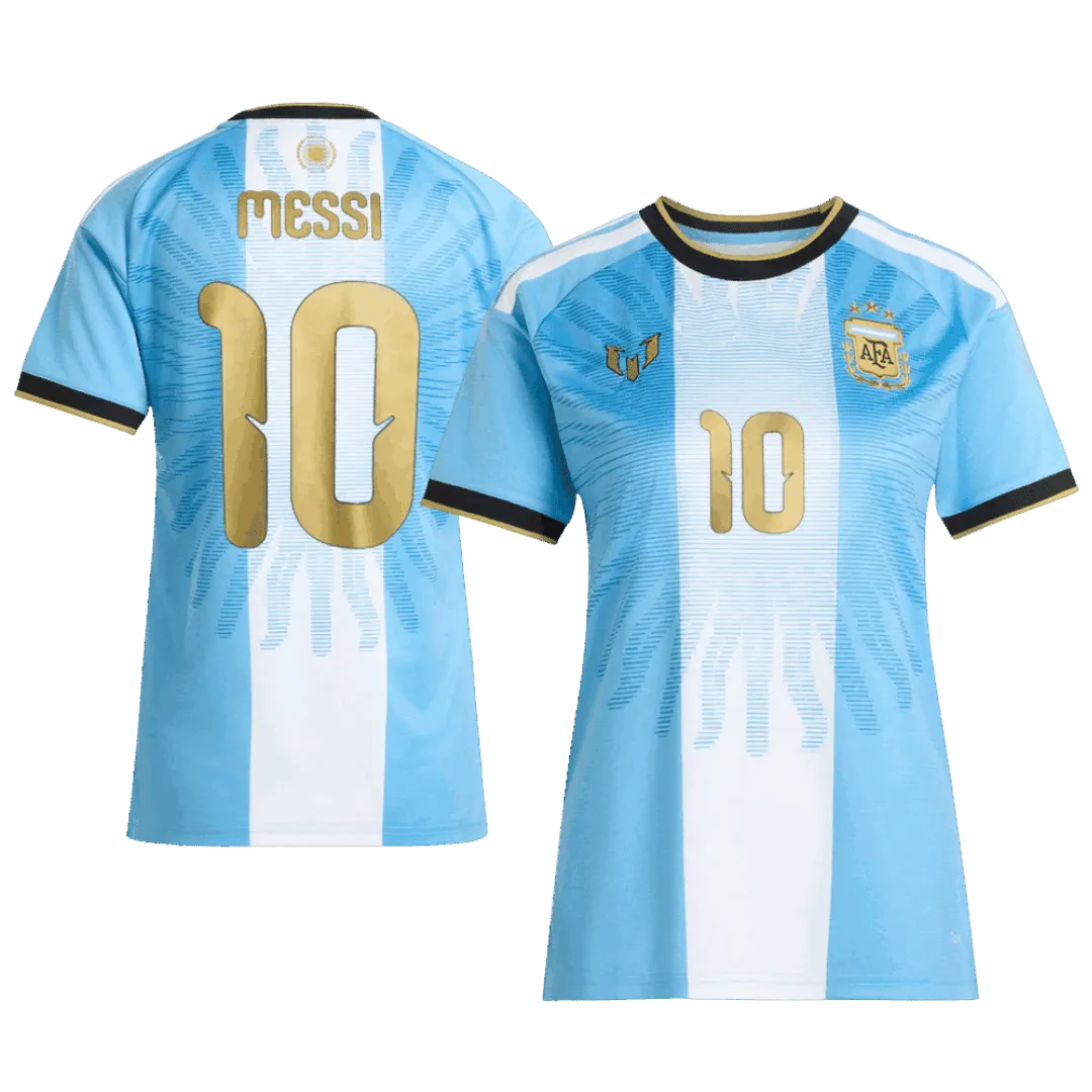 MESSI #10 Women's Argentina X Messi Jersey 2026 Blue