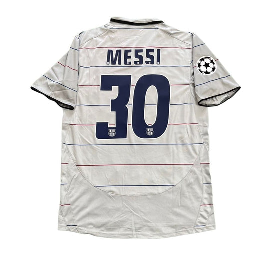 Camiseta retro de visitante de fútbol Messi #30 del Barcelona 2003/04