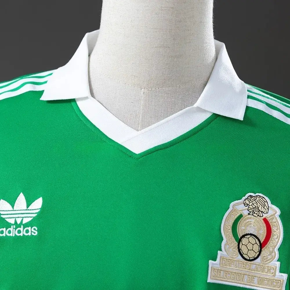 Maillot de football rétro domicile Mexique 1986