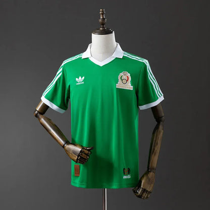Maillot de football rétro domicile Mexique 1986