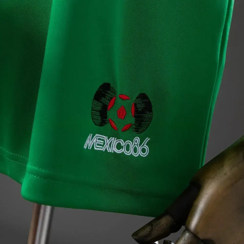 Maillot de football rétro domicile Mexique 1986