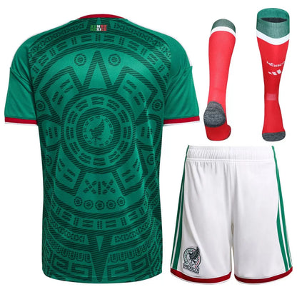 Mexico Home Full Soccer Jersey Kit 2026 World Cup