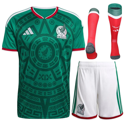 Mexico Home Full Soccer Jersey Kit 2026 World Cup