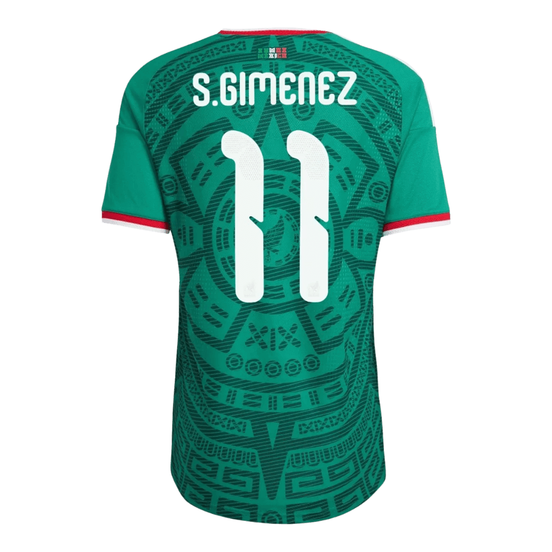 Camiseta de jugador de México #11, versión local, Copa Mundial 2026
