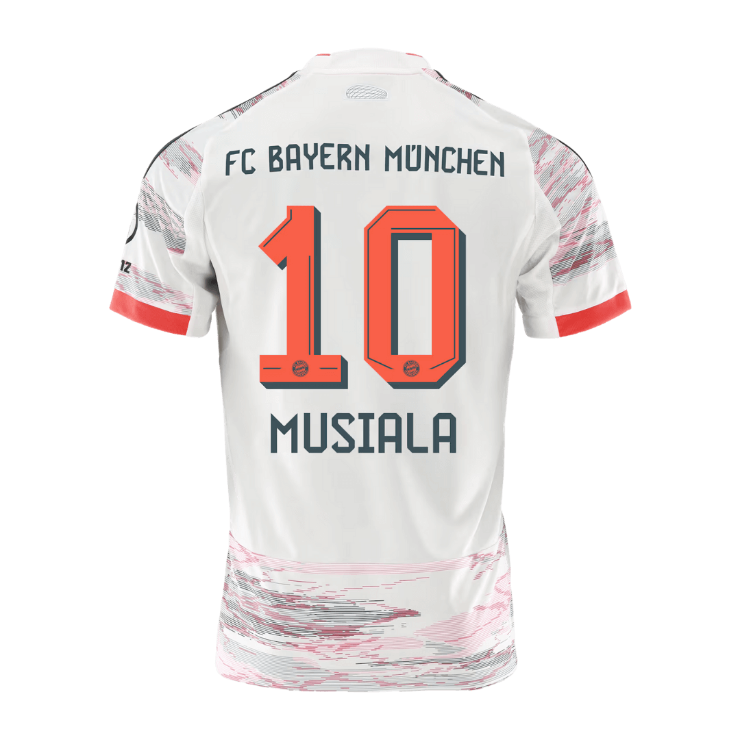 Musiala #10 Bayern Munich Away Soccer Jersey 2025/26