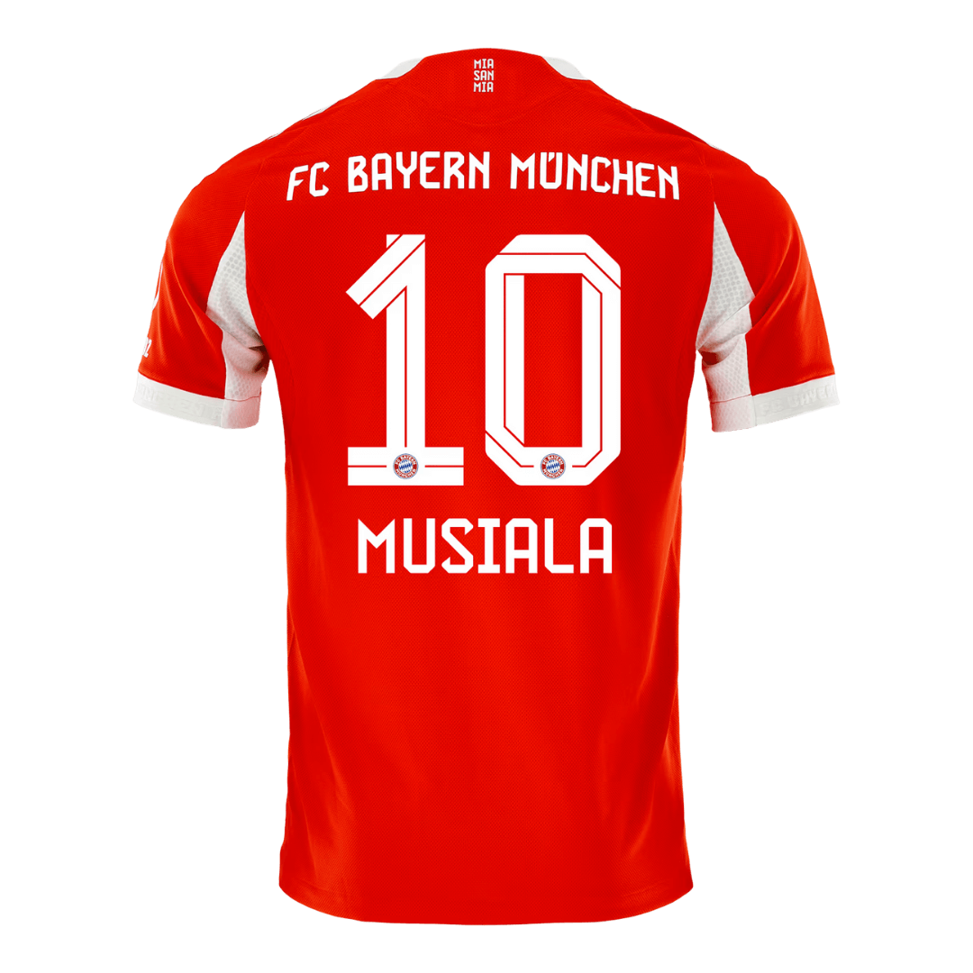 Musiala #10 Bayern Munich Home Player Version Soccer Jersey 2025/26