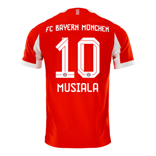 Musiala #10 Bayern Munich Home Player Version Soccer Jersey 2025/26