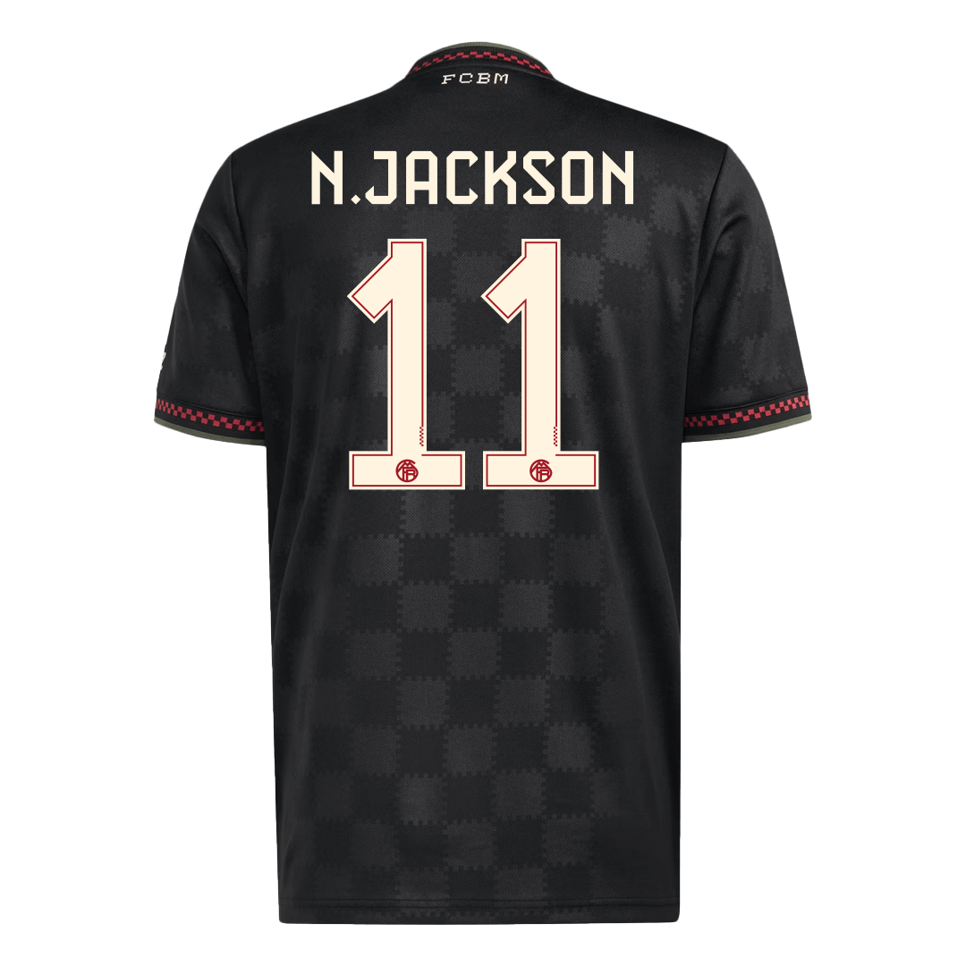 N.JACKSON #11 Bayern Munich Third Away Soccer Jersey 2025/26