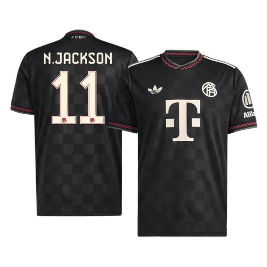 N.JACKSON #11 Bayern Munich Third Away Soccer Jersey 2025/26
