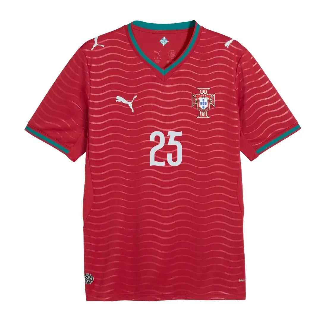 N. MENDES #25 Portugal Home Soccer Jersey 2026 World Cup