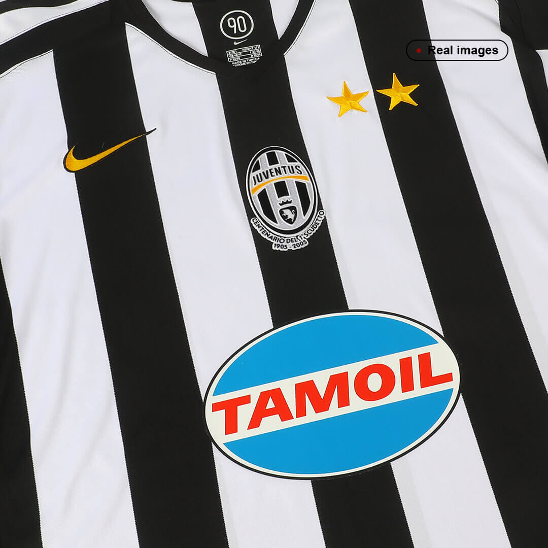 NEDVED #11 Juventus 2005/06 Retro Home Soccer Jersey