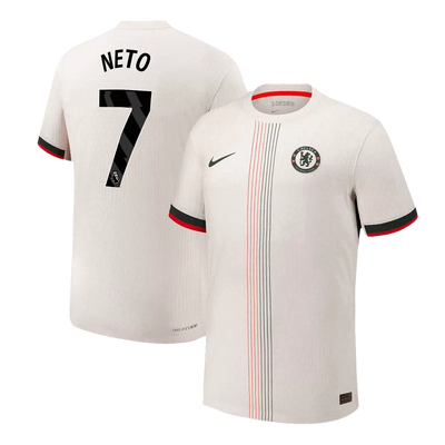 NETO #7 Chelsea Away Player Version Soccer Jersey 2025/26
