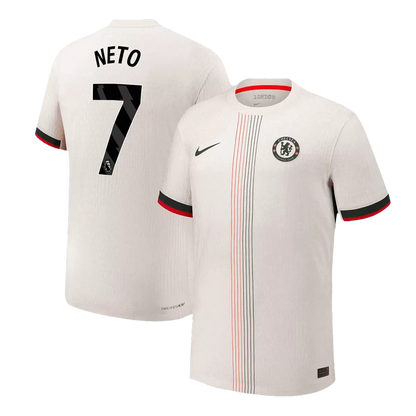 NETO #7 Chelsea Away Player Version Soccer Jersey 2025/26