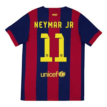 Barcelona NEYMAR JR #11 2014/15 Retro Home Soccer Jersey