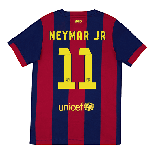 Barcelona NEYMAR JR #11 2014/15 Retro Home Soccer Jersey