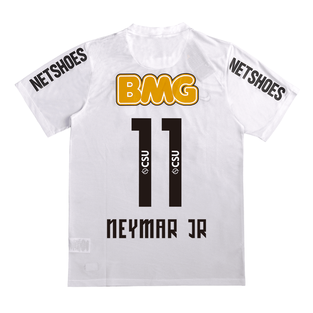Maillot de football rétro domicile 2012 de NEYMAR JR #11 Santos FC