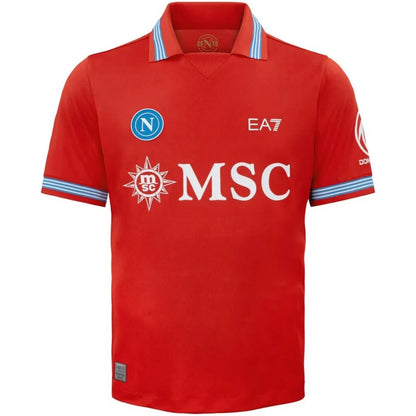 Maillot domicile de Naples, version joueur, saison 2025/26