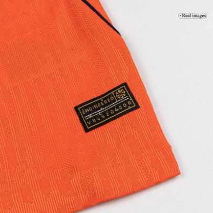 Maillot de football domicile Pays-Bas version joueur Coupe du monde 2026