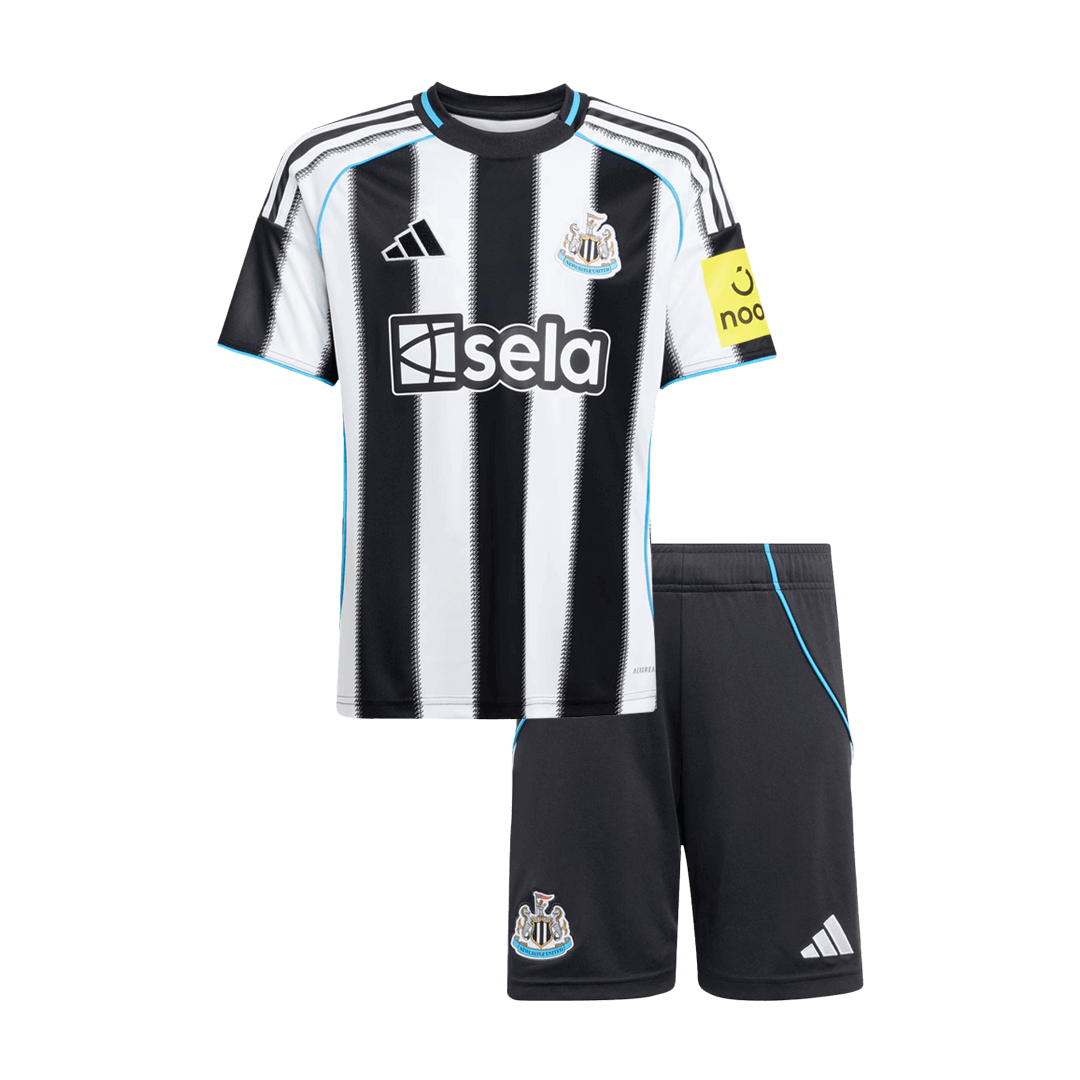 Newcastle United Kid's Home Kit - Jersey+Shorts 2025/26