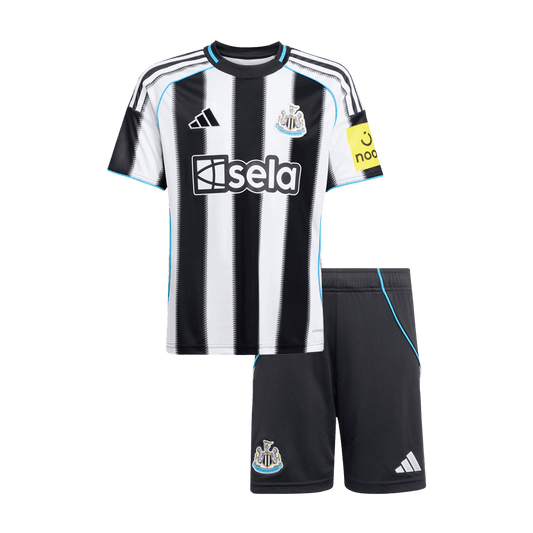Newcastle United Kid's Home Kit - Jersey+Shorts 2025/26
