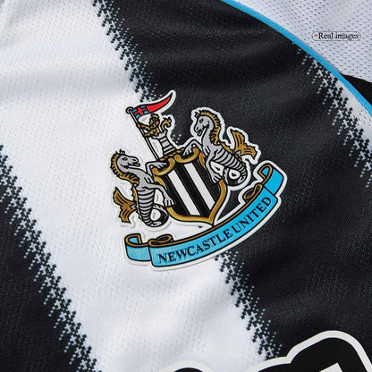 Maillot domicile de Newcastle United, version joueur, 2025/26, noir et blanc