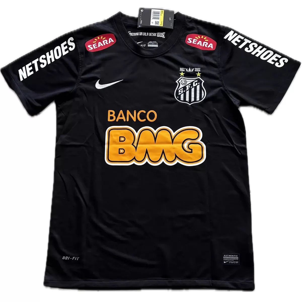 NEYMAR JR #10 Santos FC 2011/12 Away Retro Football Jersey