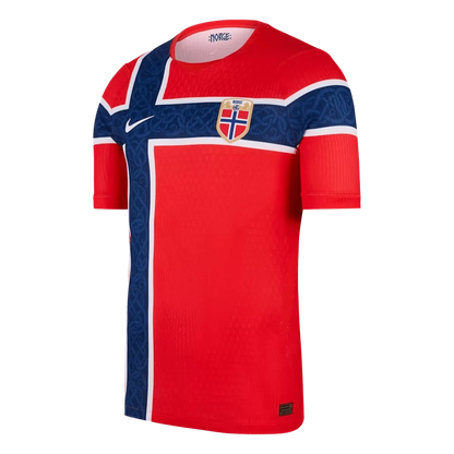 Camiseta de fútbol local versión jugador de Noruega Mundial 2026