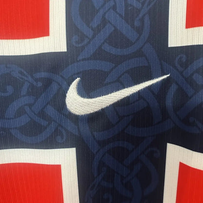 Braut Haaland #9 Norway Home Soccer Jersey 2026 World Cup