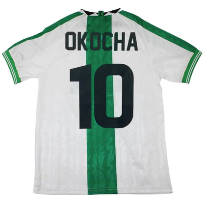 Okocha #10 Maillot de football rétro Nigeria extérieur 1996