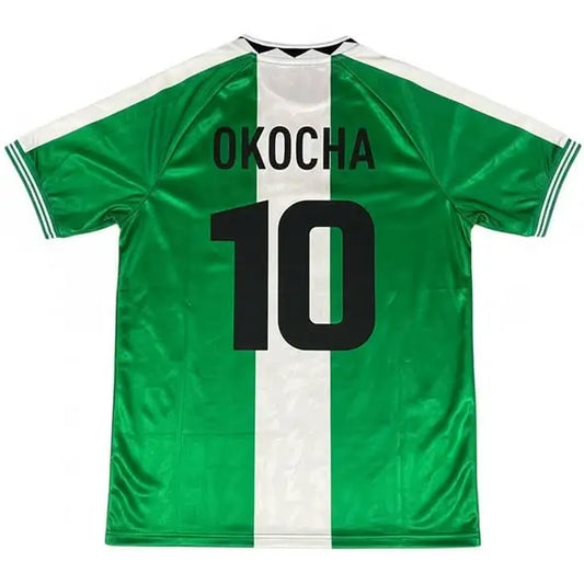 Okocha #10 Maillot de football rétro Nigeria domicile 1996