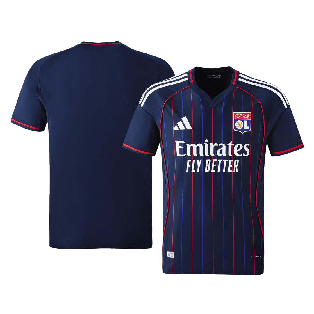 Olympique Lyonnais Away Player Version Soccer Jersey 2025/26