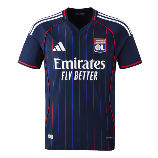 Olympique Lyonnais Away Player Version Soccer Jersey 2025/26