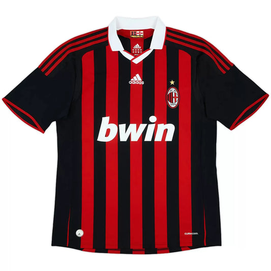 AC Milan 2009/10 Home Retro Soccer Jersey