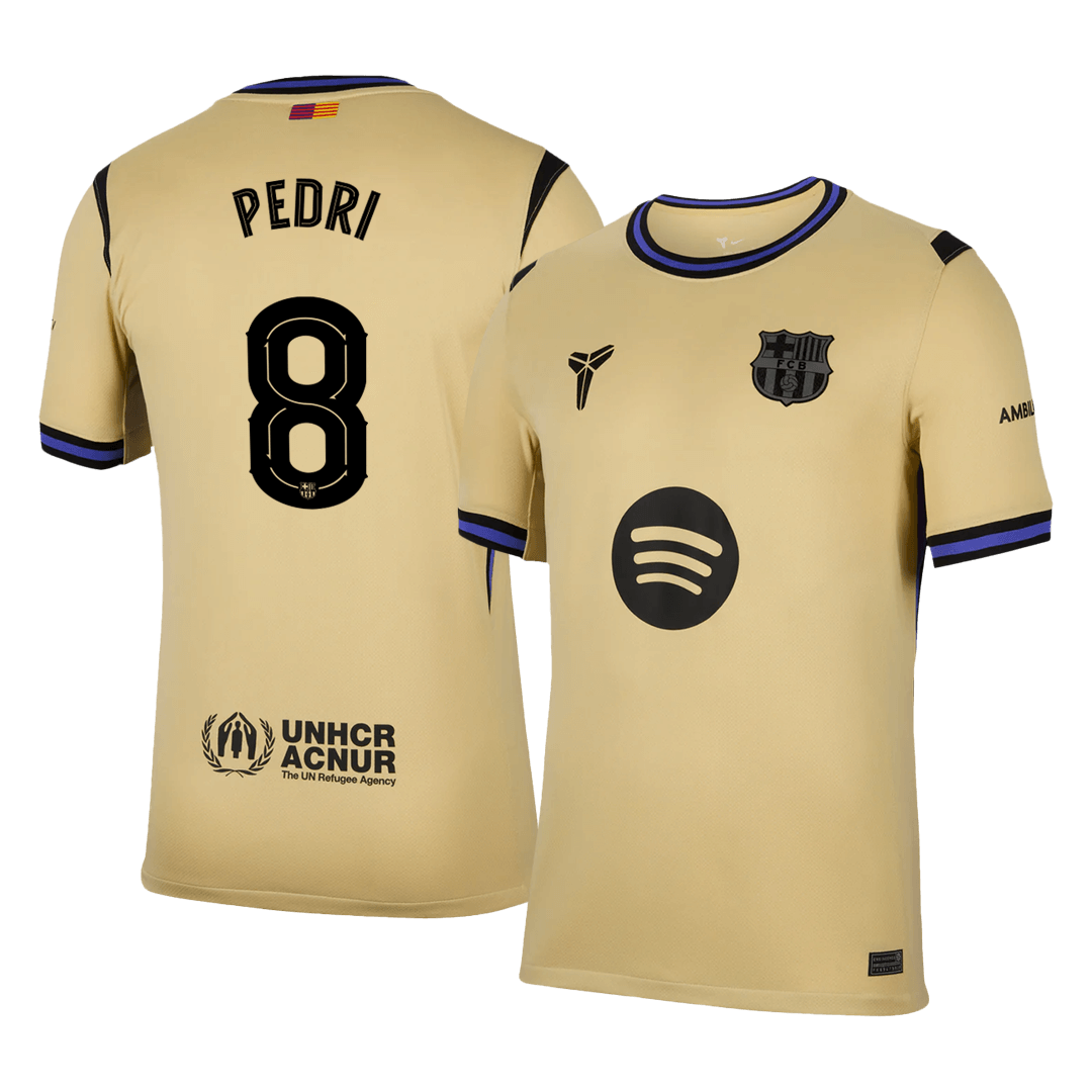 Camiseta de fútbol del FC Barcelona visitante 2025/26 de PEDRI #8 - Champions League