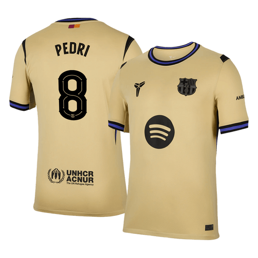PEDRI #8 Barcelona Away Soccer Jersey 2025/26 - UCL