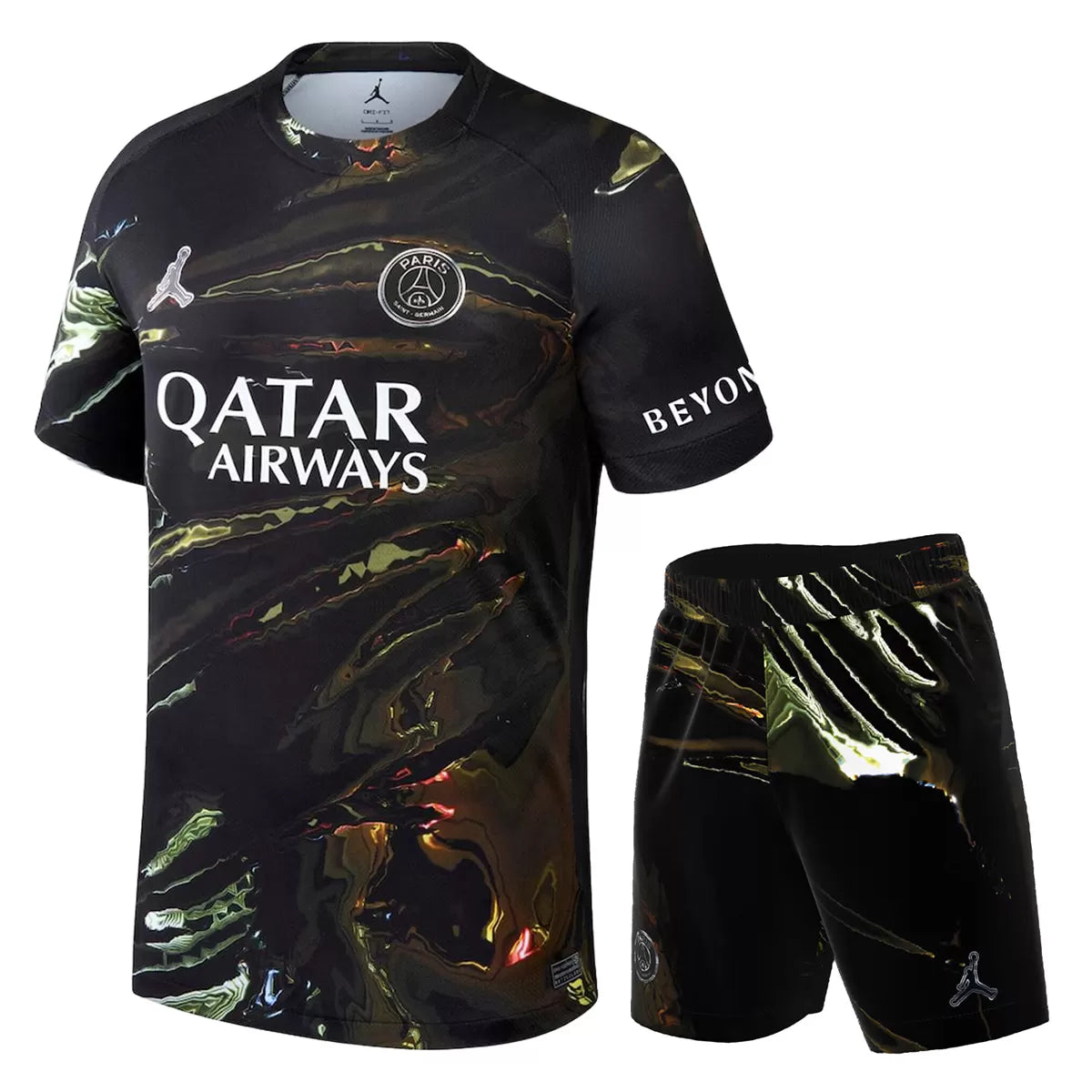 PSG Fifth Away Soccer Kit - Jersey + Shorts Night Edition 2025/26