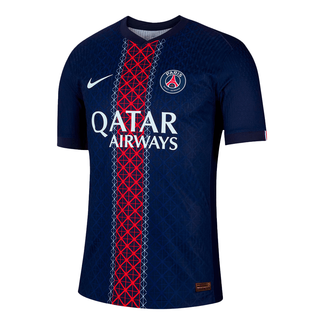 Camiseta de fútbol PSG versión jugador local 2025/26 azul marino