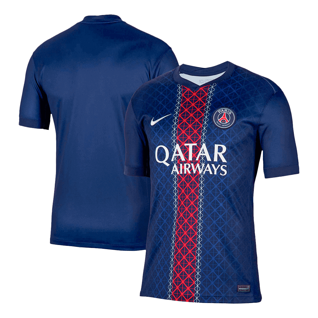 Camiseta de fútbol del PSG para la temporada 2025/26, local, azul marino