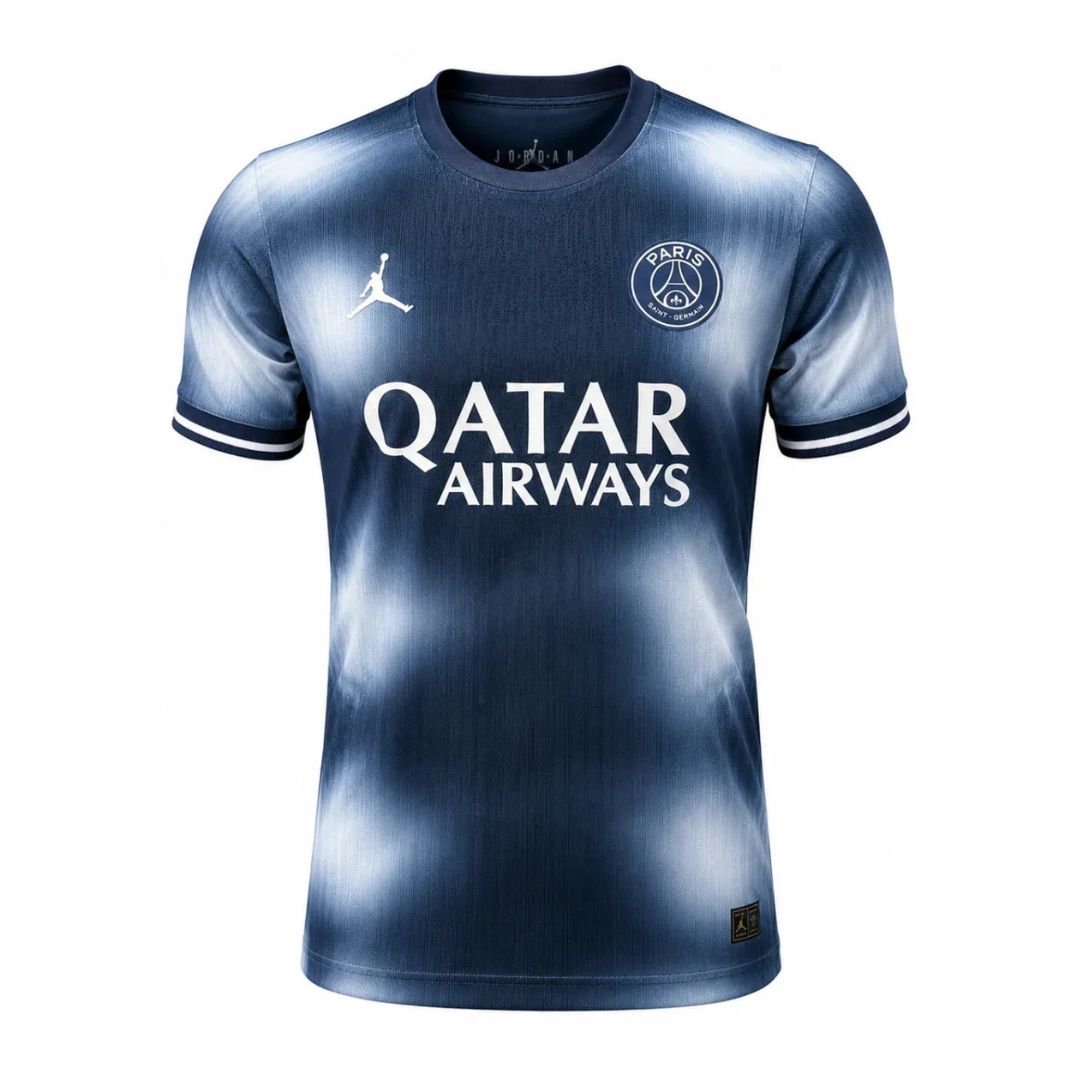 Maillot domicile PSG, version joueur, bleu marine 2025/26