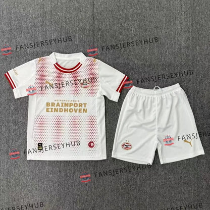 PSV Eindhoven Kid's Fourth Away Soccer Kit - Jersey+Shorts 2025/26