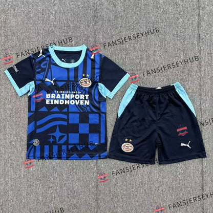 PSV Eindhoven Kid's Third Away Soccer Kit - Jersey+Shorts 2026/27