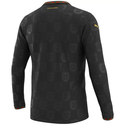 Portugal 2026 Pantera Negra Long Sleeve Football Jersey