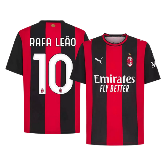 RAFA LEÃO #10 AC Milan Home Soccer Jersey 2026/27