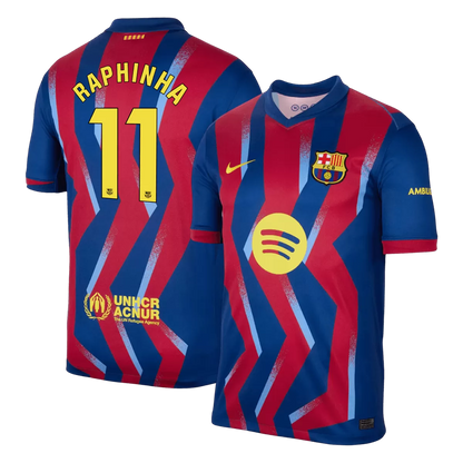 RAPHINHA #11 Barcelona Fourth Away 'El Clásico' Jersey 2025/26