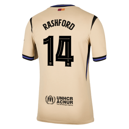 Camiseta de visitante del Barcelona 2025/26 de Rashford #14 - Champions League