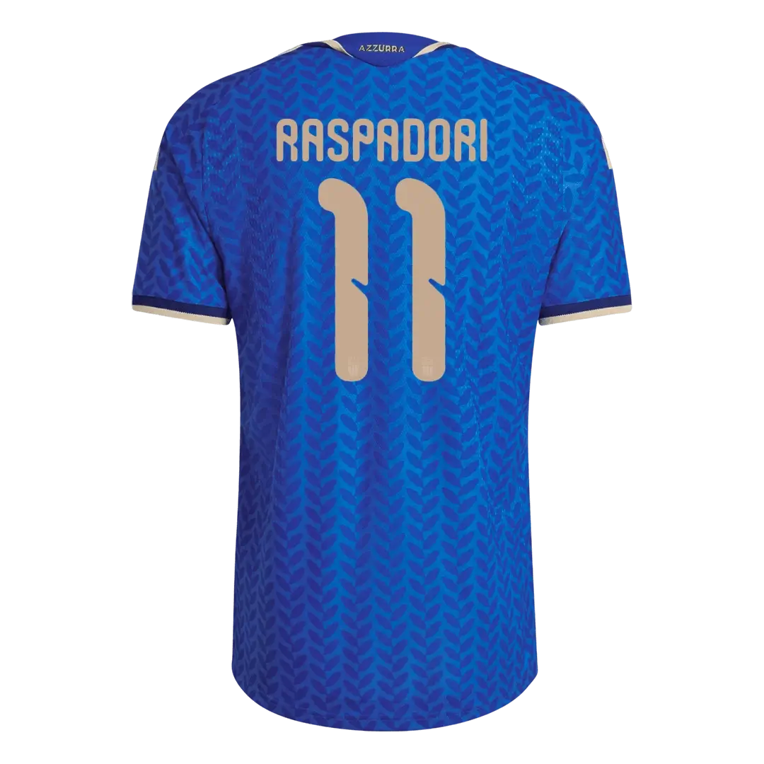 RASPADORI #11 Italy Player Version Home Soccer Jersey 2026 World Cup