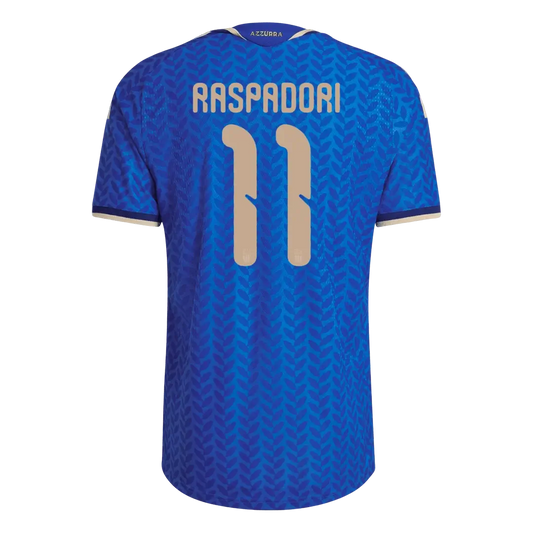 RASPADORI #11 Italy Player Version Home Soccer Jersey 2026 World Cup